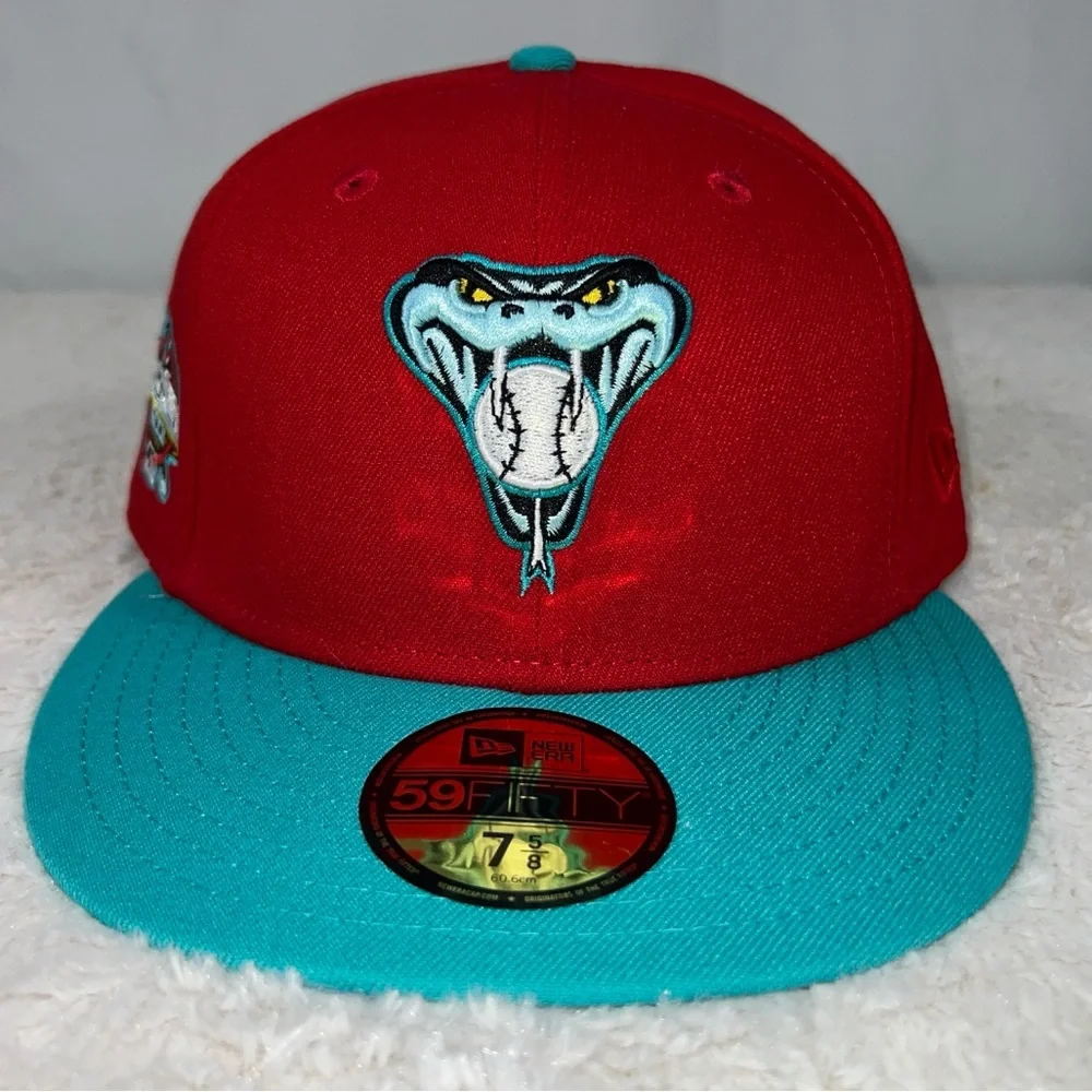 NWT New Era Arizona Diamondbacks Captain Planet 2.0 2001 WS Sidepatch Fitted Hat